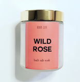 Rose Bath Salt Soak Indie Beauty Cruelty-Free 
